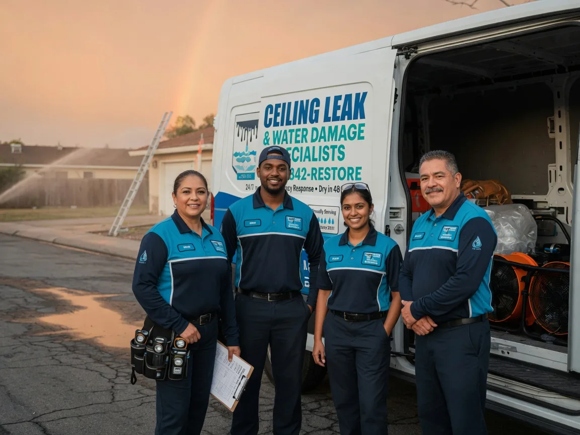 Ceiling Leak Cleanup company in Burkettsville, OH